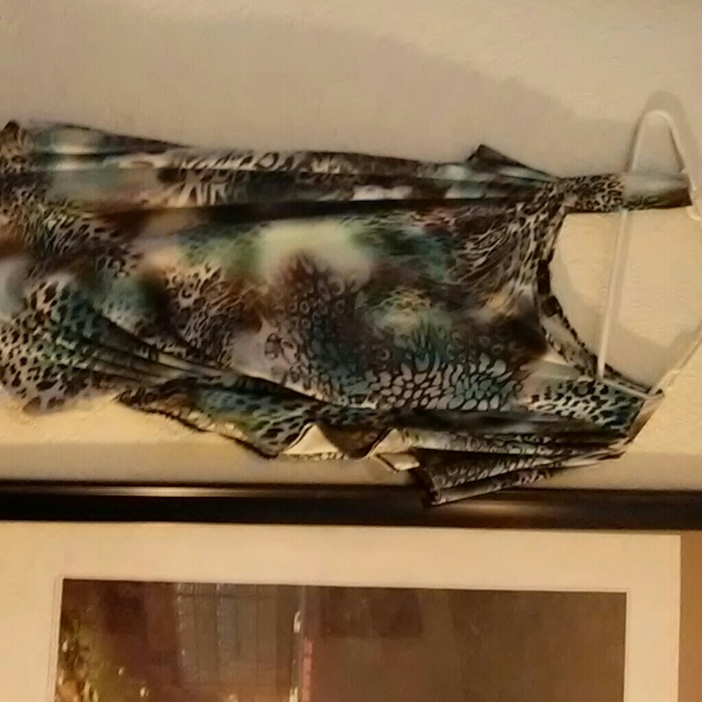 Animal print blouse